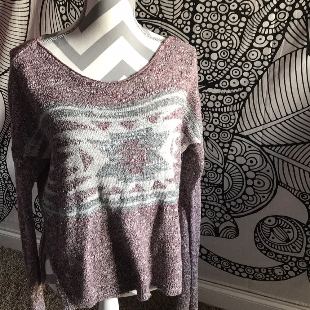 Hollister tribal sweater